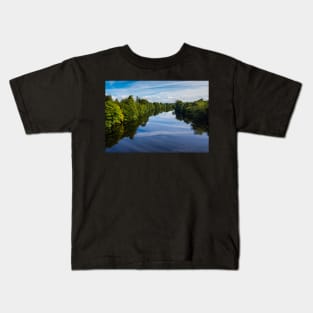 Landscape of the Tweed valley, Scotland Kids T-Shirt